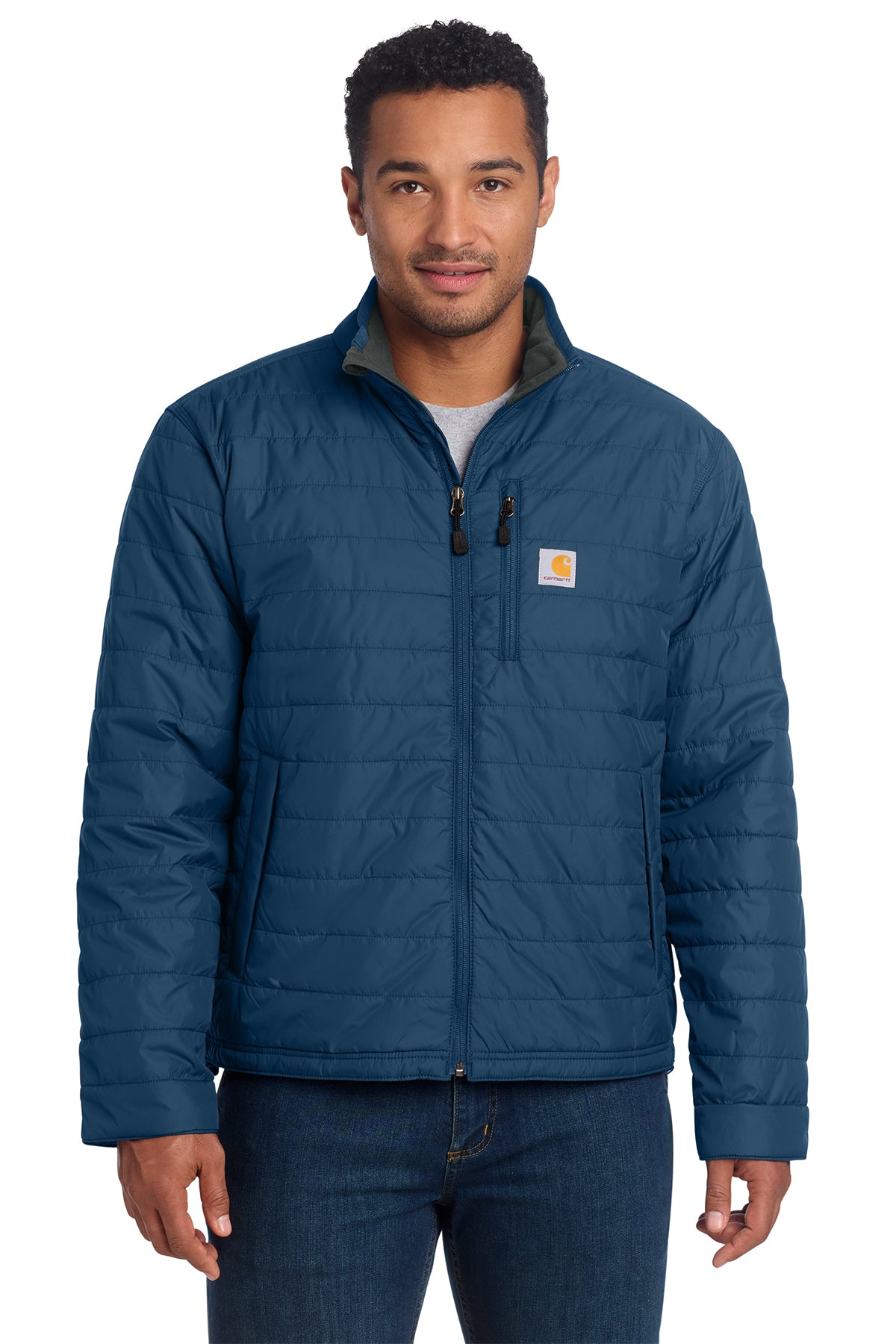 Carhartt Gilliam Jacket in Dark Blue - custom logo apparel by Buckeye Branding Co.