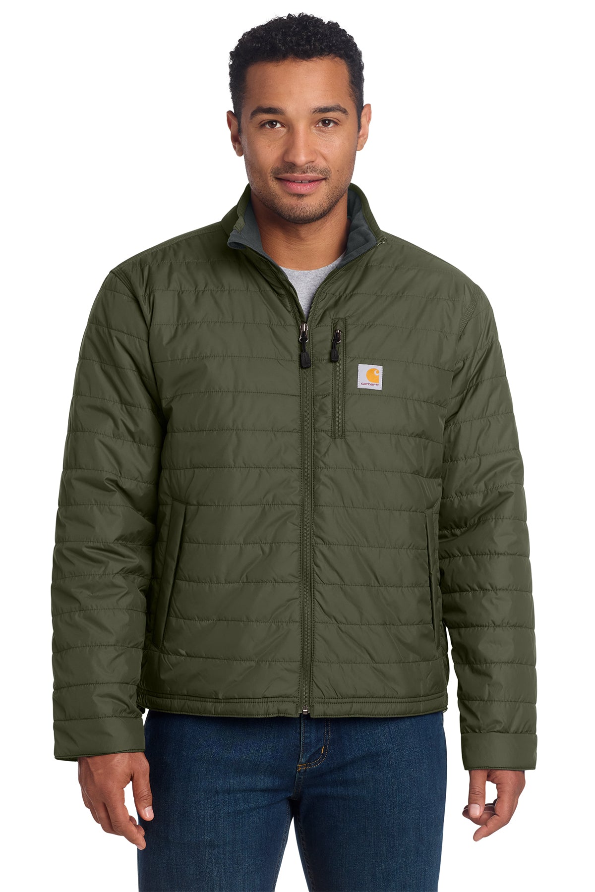 Carhartt Gilliam Jacket in Moss - custom logo apparel by Buckeye Branding Co.