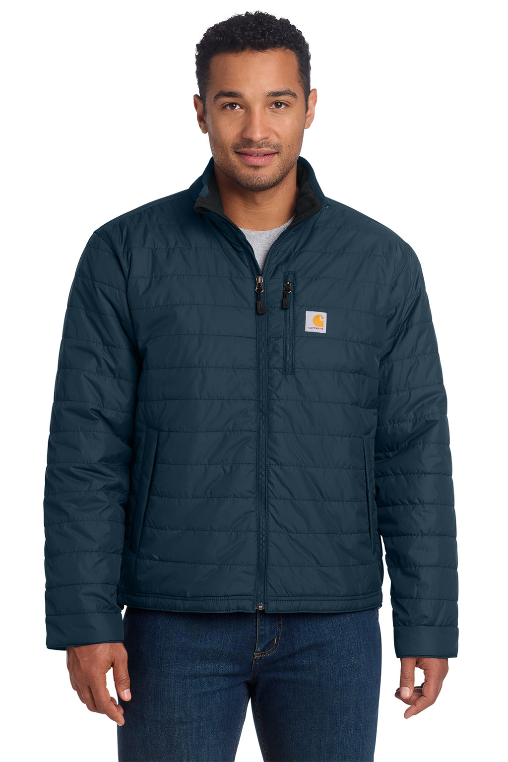 Carhartt Gilliam Jacket in Navy - custom logo apparel by Buckeye Branding Co.