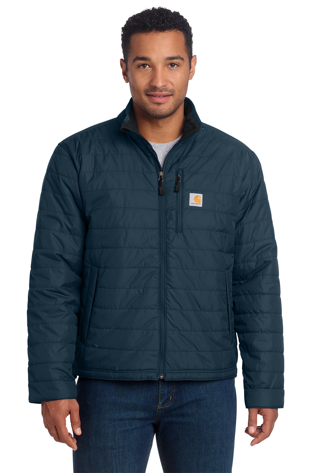 Carhartt Gilliam Jacket in Navy - custom logo apparel by Buckeye Branding Co.