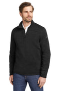 Eddie Bauer Sweater Fleece 1/4-Zip in Black - custom logo apparel by Buckeye Branding Co.