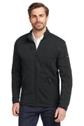 Eddie Bauer Sweater Fleece Full-Zip in Black - custom logo apparel by Buckeye Branding Co.