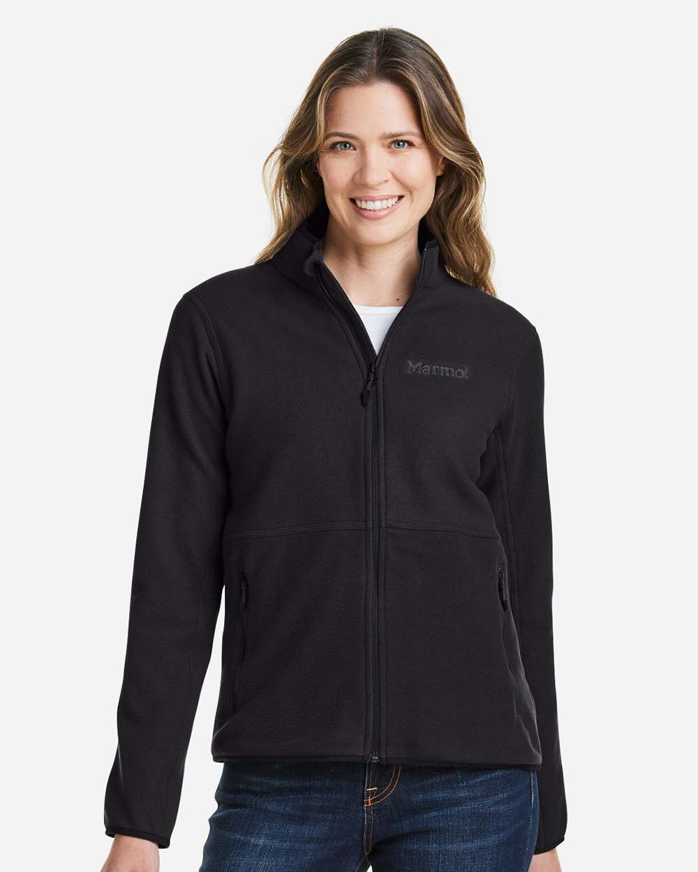 Marmot Women's Rocklin Jacket in Black - custom logo apparel by Buckeye Branding Co.