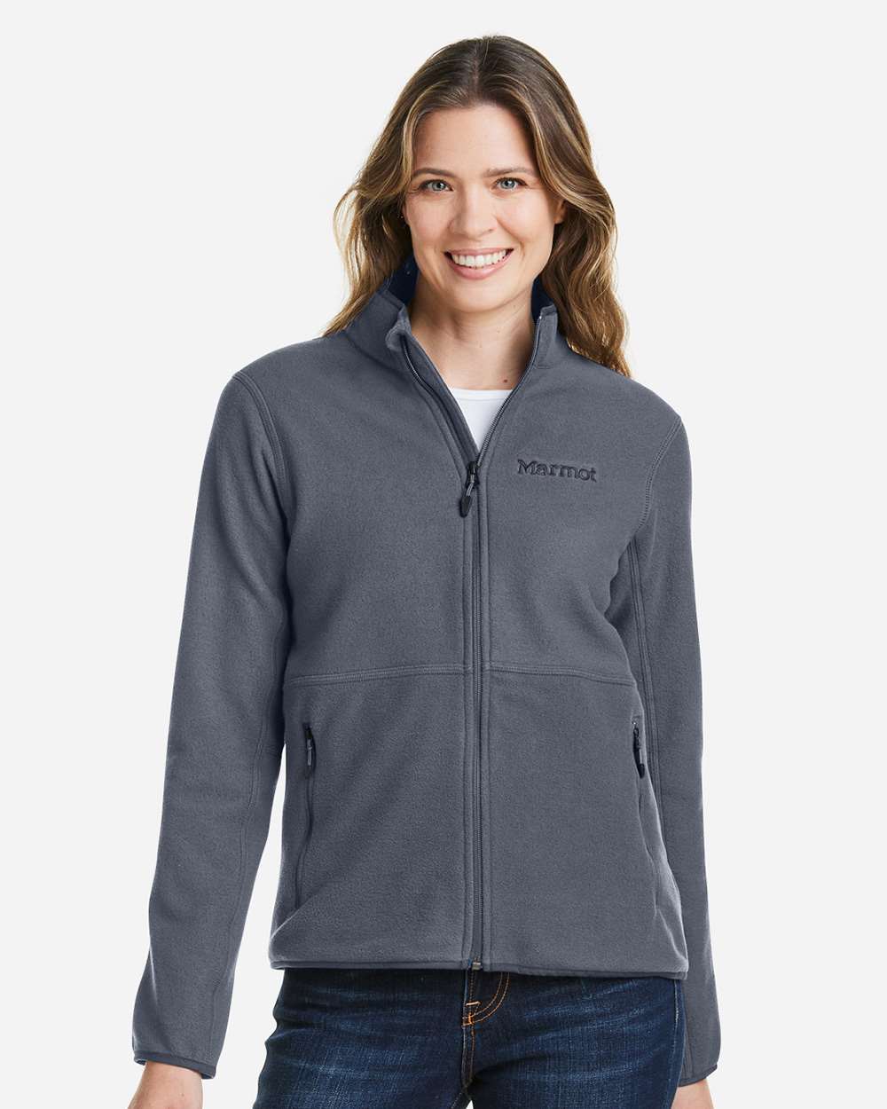 Marmot Women's Rocklin Jacket in Steel Onyx - custom logo apparel by Buckeye Branding Co.
