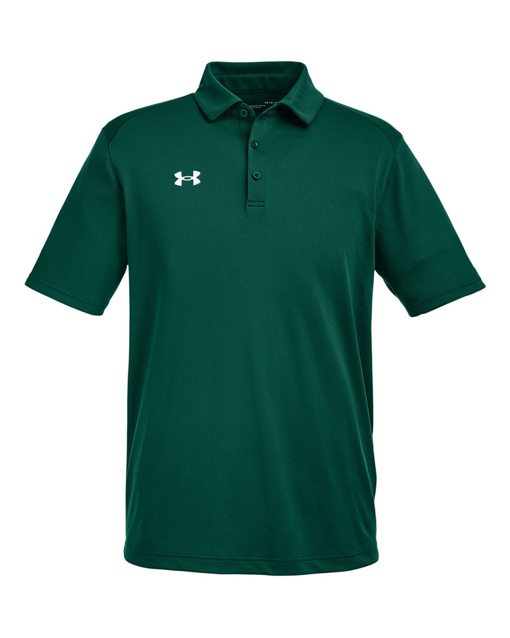 Under Armour Men's Tech Polo in Forest Green/ White - custom logo apparel by Buckeye Branding Co.