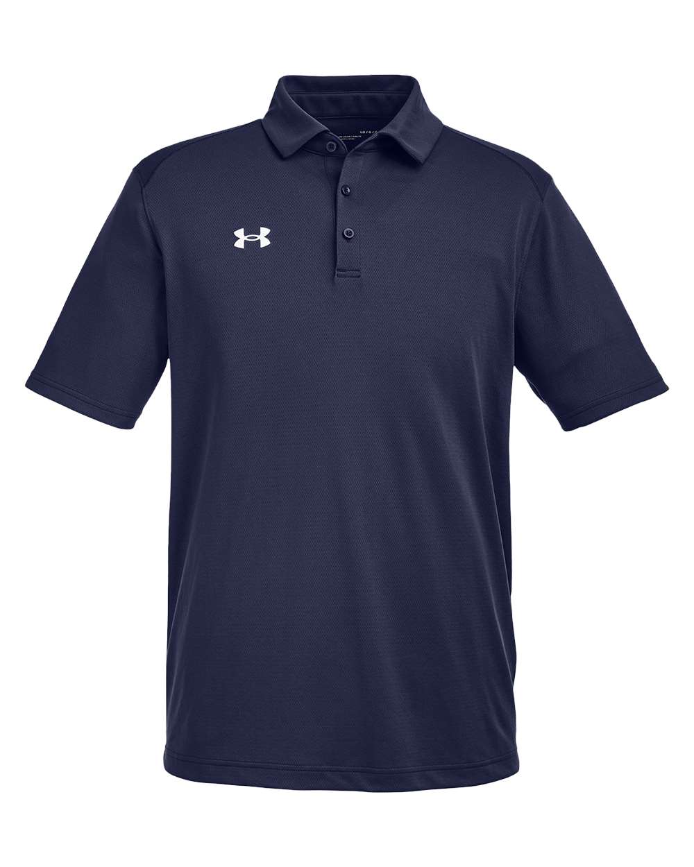 Under Armour Men's Tech Polo in Midnight Navy/ White - custom logo apparel by Buckeye Branding Co.