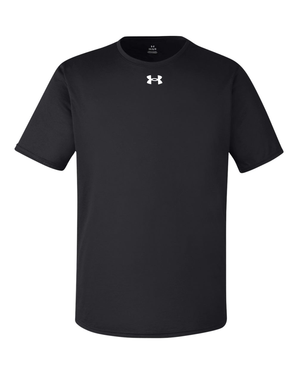 Under Armour Men's Team Tech T-Shirt in Black/ White - custom logo apparel by Buckeye Branding Co.