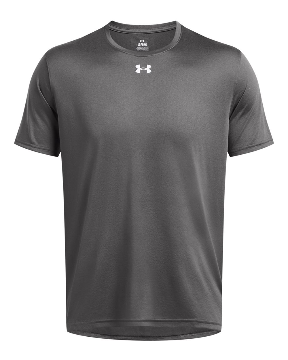 Under Armour Men's Team Tech T-Shirt in Castlerock/ White - custom logo apparel by Buckeye Branding Co.