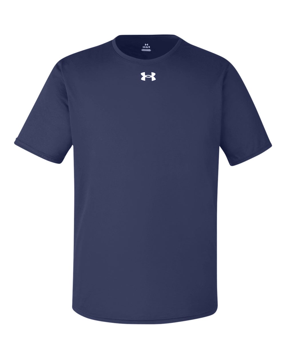 Under Armour Men's Team Tech T-Shirt in Midnight Navy/ White - custom logo apparel by Buckeye Branding Co.