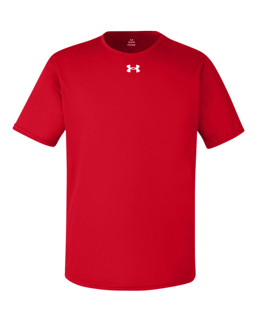 Under Armour Men's Team Tech T-Shirt in Red/ White - custom logo apparel by Buckeye Branding Co.