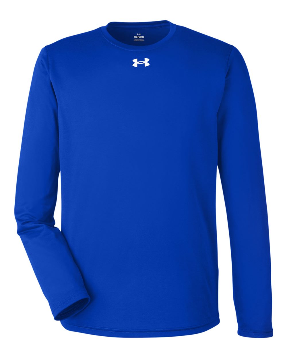 Under Armour Men's Team Tech Long Sleeve T-Shirt in Royal/ White - custom logo apparel by Buckeye Branding Co.