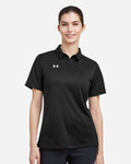 Under Armour Women's Tech Polo in Black/White - custom logo apparel by Buckeye Branding Co.