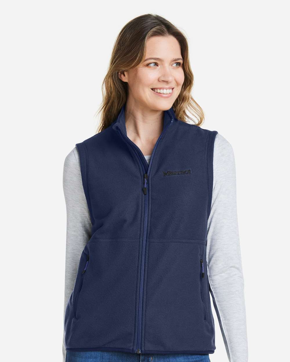 Marmot Women's M2 Rocklin Vest in Arctic Navy - custom logo apparel by Buckeye Branding Co.