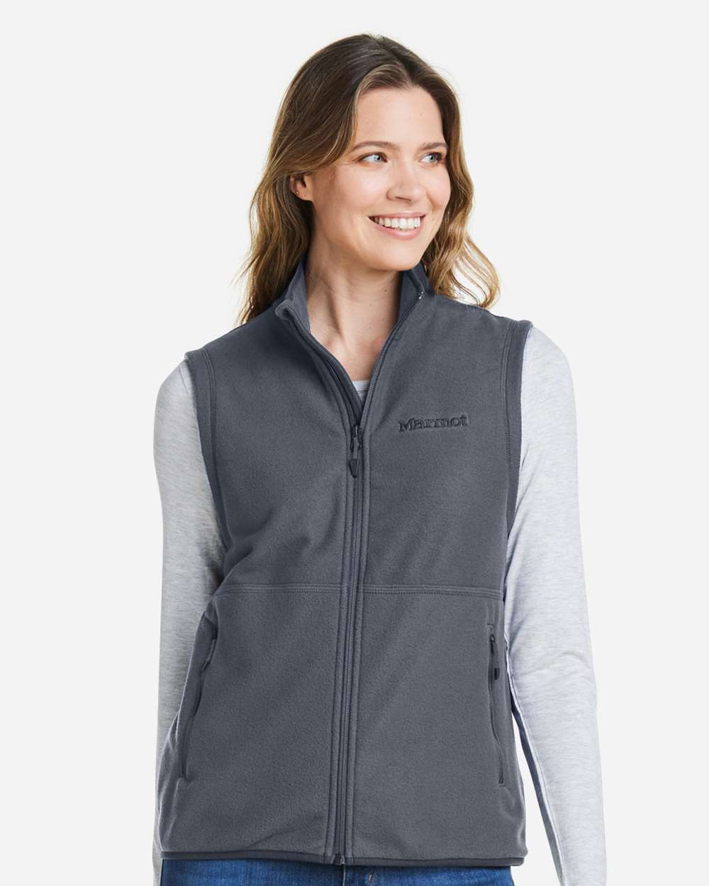Marmot Women's M2 Rocklin Vest in Steel Onyx - custom logo apparel by Buckeye Branding Co.