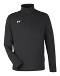 Under Armour Men's Team Tech Quarter-Zip Pullover in Black/ White - custom logo apparel by Buckeye Branding Co.