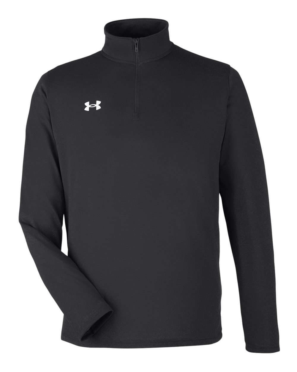 Under Armour Men's Team Tech Quarter-Zip Pullover in Black/ White - custom logo apparel by Buckeye Branding Co.