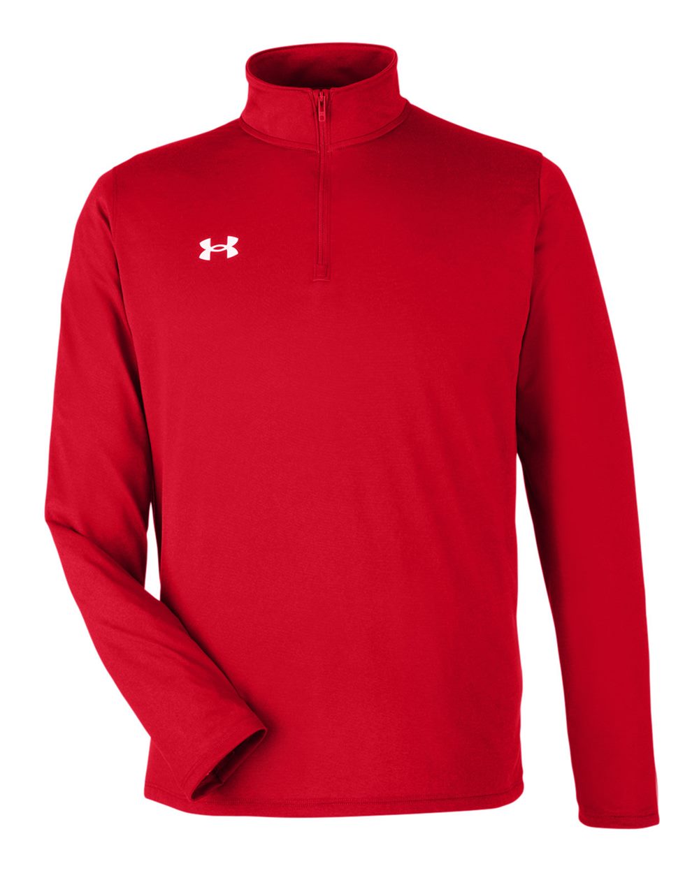 Under Armour Men's Team Tech Quarter-Zip Pullover in Red/ White - custom logo apparel by Buckeye Branding Co.