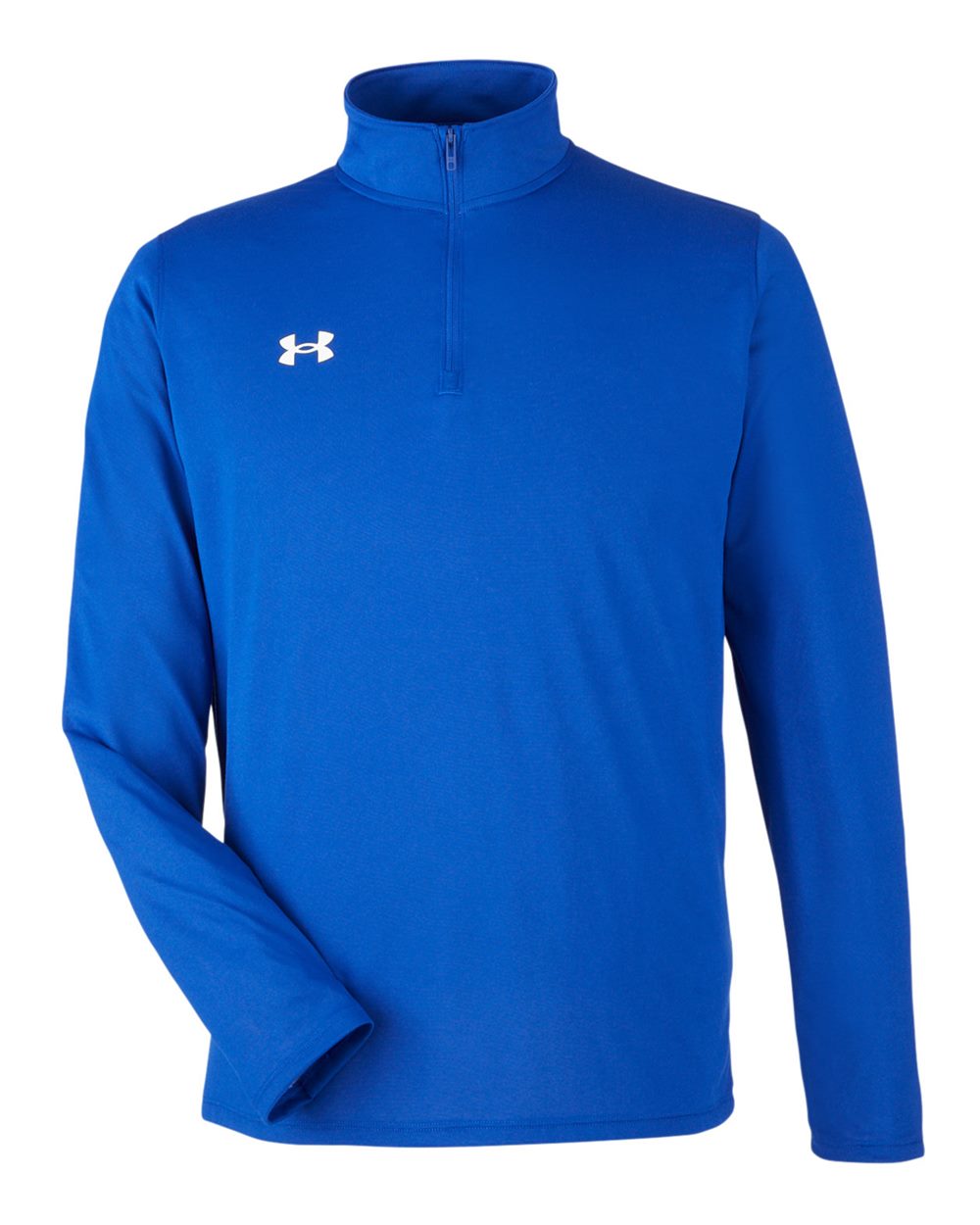 Under Armour Men's Team Tech Quarter-Zip Pullover in Royal/ White - custom logo apparel by Buckeye Branding Co.