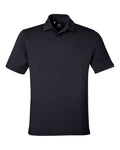 Under Armour Men's Recycled Polo in Black/ White - custom logo apparel by Buckeye Branding Co.