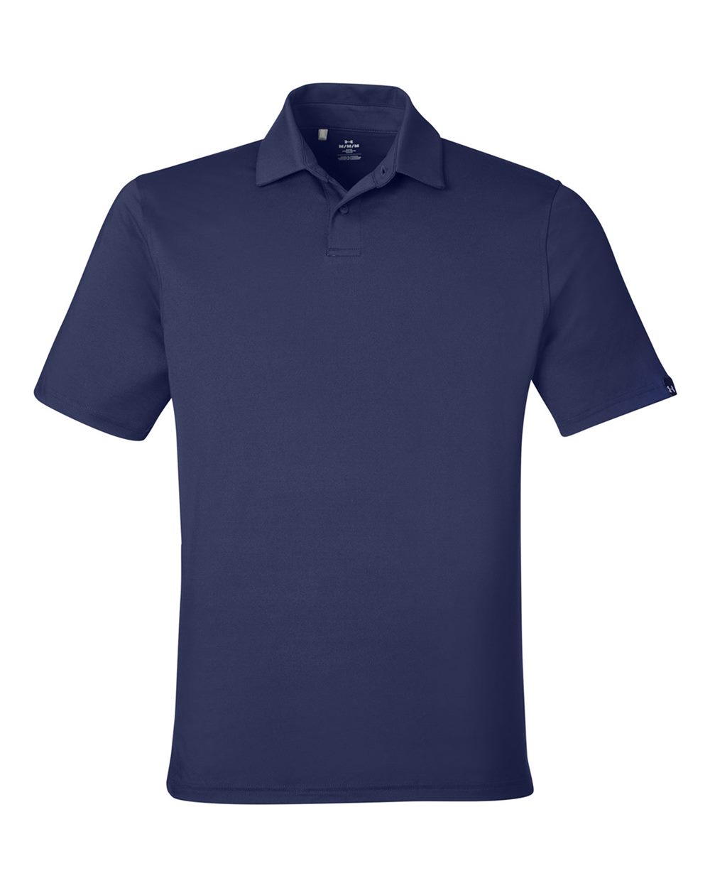 Under Armour Men's Recycled Polo in Midnight Navy/ White - custom logo apparel by Buckeye Branding Co.