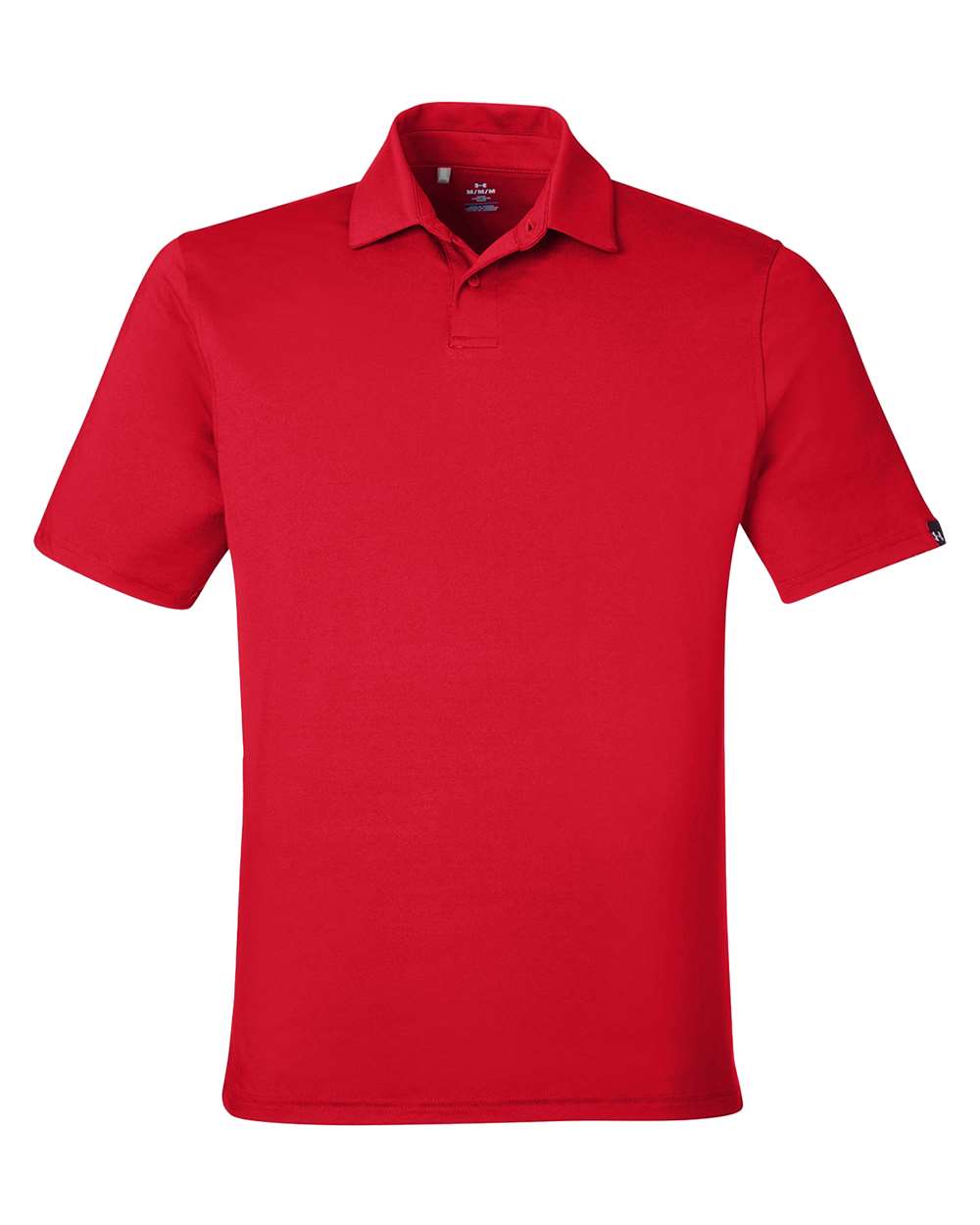 Under Armour Men's Recycled Polo in Red/ White - custom logo apparel by Buckeye Branding Co.