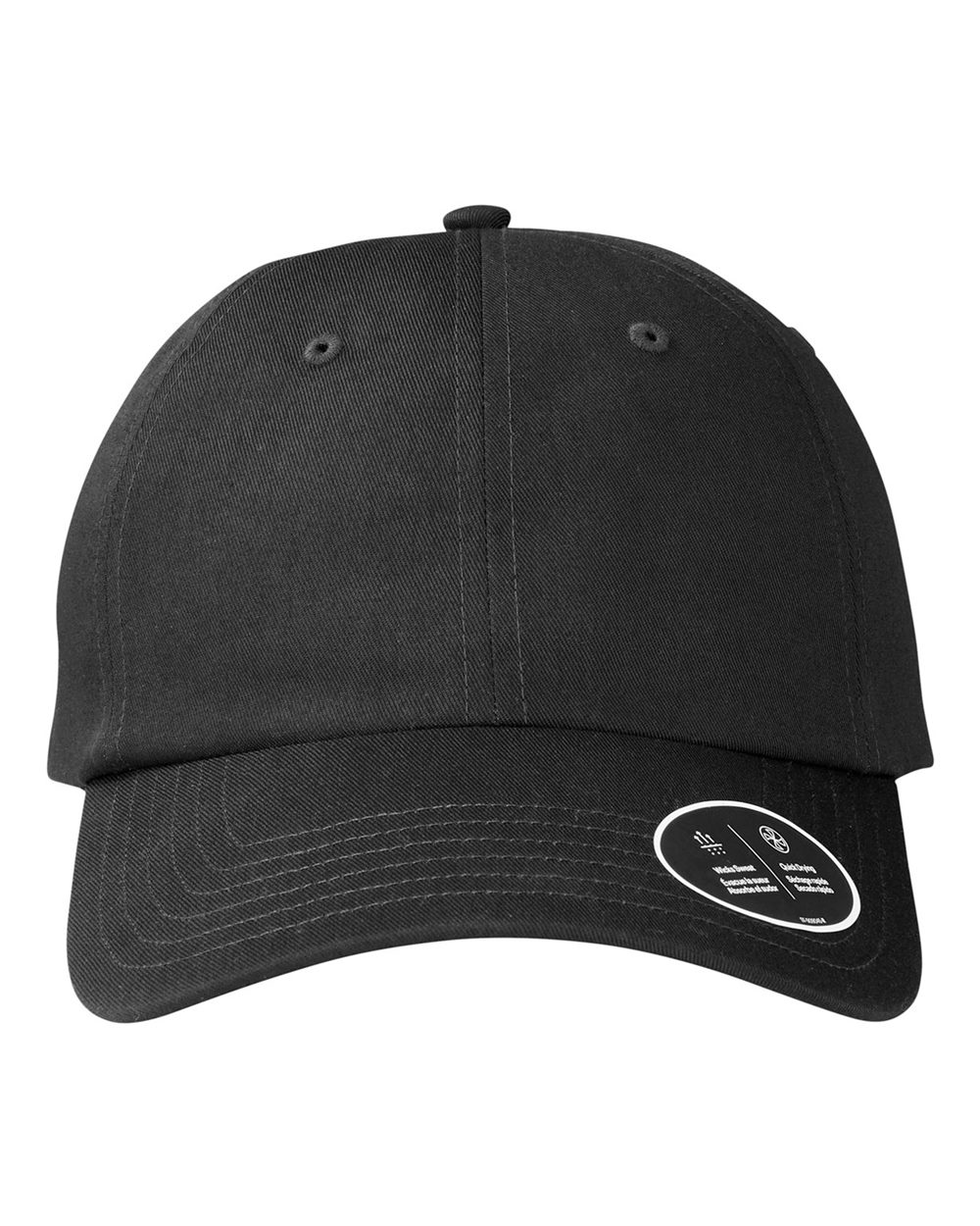 Under Armour Team Chino Cap in Black/Black/White - custom logo hat by Buckeye Branding Co.