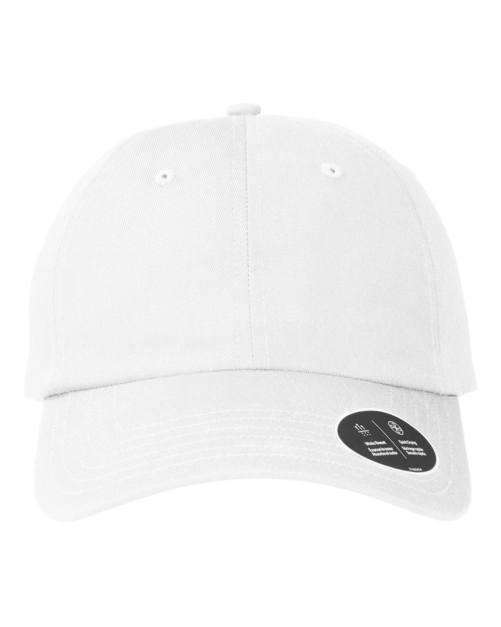 Under Armour Team Chino Cap in White/White/Black - custom logo hat by Buckeye Branding Co.
