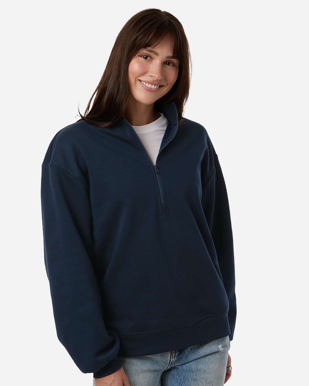Columbia Women's Aldermore Half-Zip Pullover in Collegiate Navy - custom logo apparel by Buckeye Branding Co.
