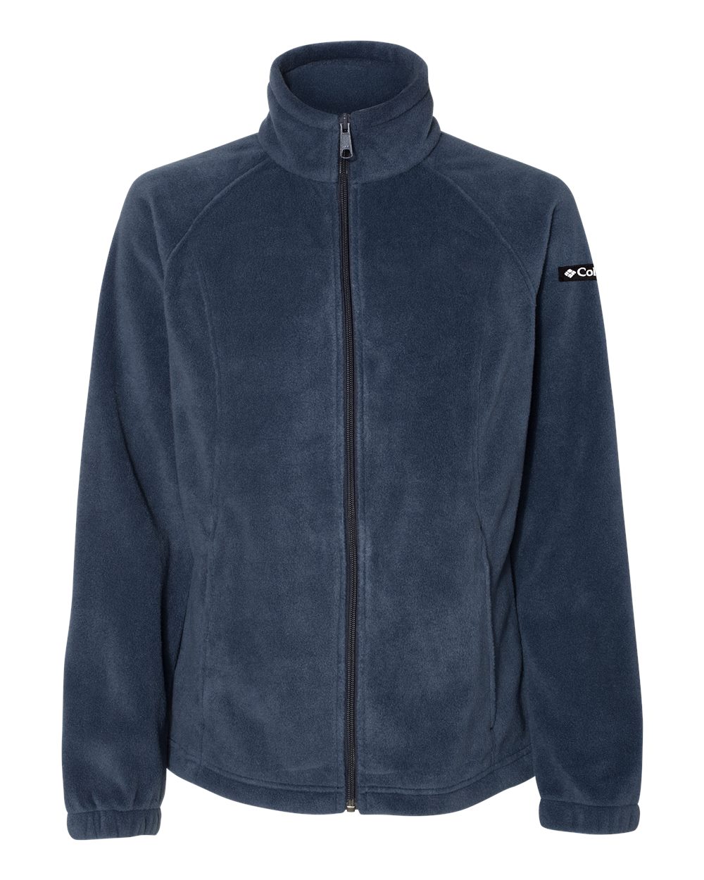 Columbia Women's Benton Springs Fleece Full-Zip Jacket in Collegiate Navy - custom logo apparel by Buckeye Branding Co.