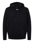 Under Armour Men's Team Icon Fleece Hooded Sweatshirt in Black/ White - custom logo apparel by Buckeye Branding Co.
