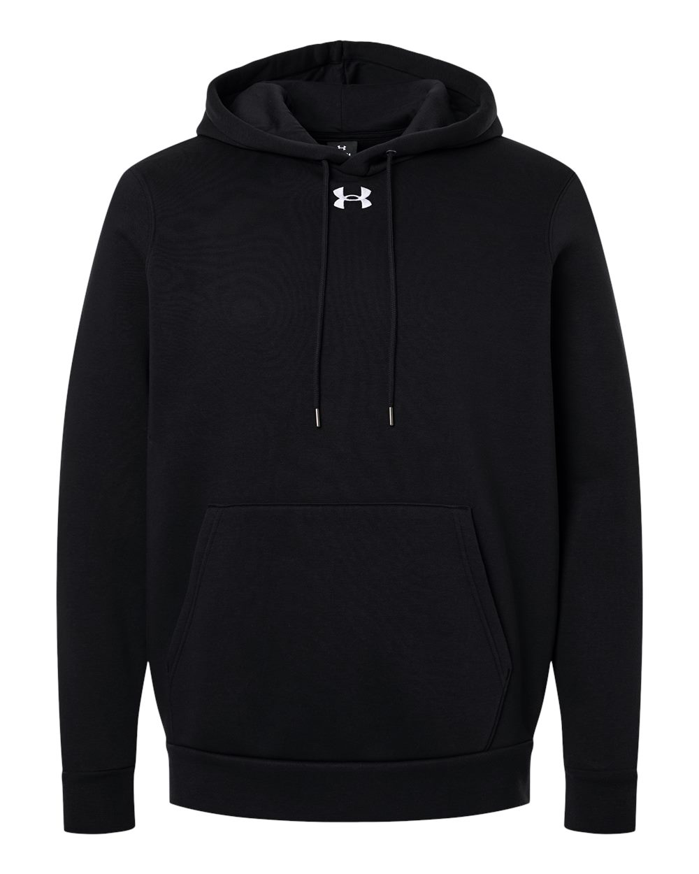 Under Armour Men's Team Icon Fleece Hooded Sweatshirt in Black/ White - custom logo apparel by Buckeye Branding Co.