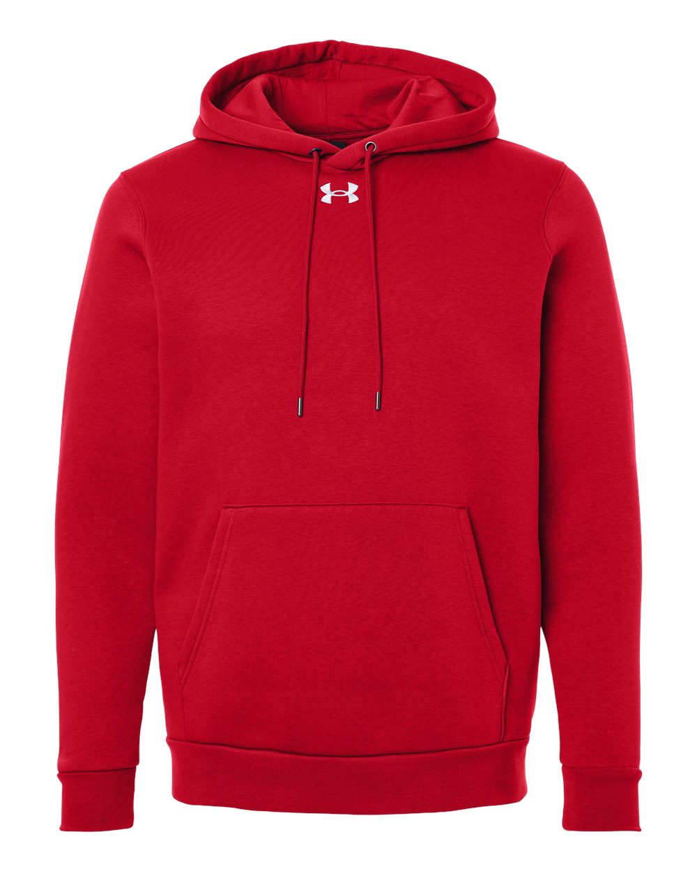 Under Armour Men's Team Icon Fleece Hooded Sweatshirt in Red/ White - custom logo apparel by Buckeye Branding Co.