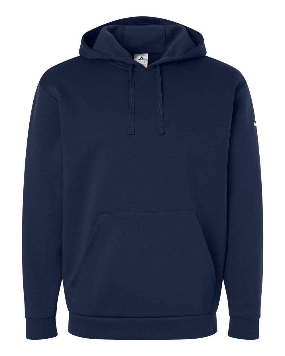 adidas Fleece Hooded Sweatshirt in Team Navy Blue/ White - custom logo apparel by Buckeye Branding Co.