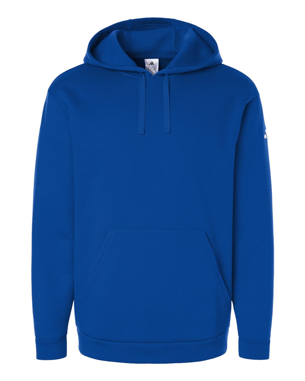 adidas Fleece Hooded Sweatshirt in Team Royal Blue/ White - custom logo apparel by Buckeye Branding Co.