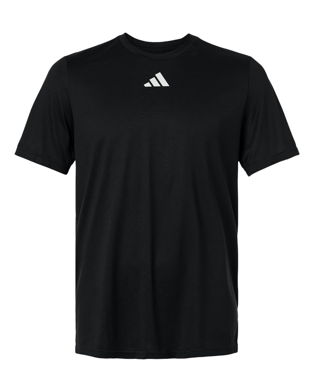 adidas Pregame T-Shirt in Black/ White - custom logo apparel by Buckeye Branding Co.