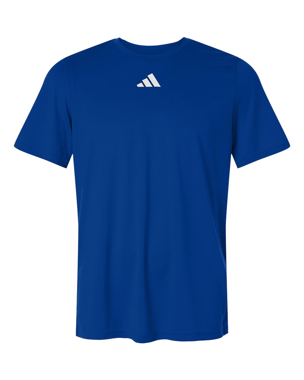 adidas Pregame T-Shirt in Team Royal Blue/ White - custom logo apparel by Buckeye Branding Co.
