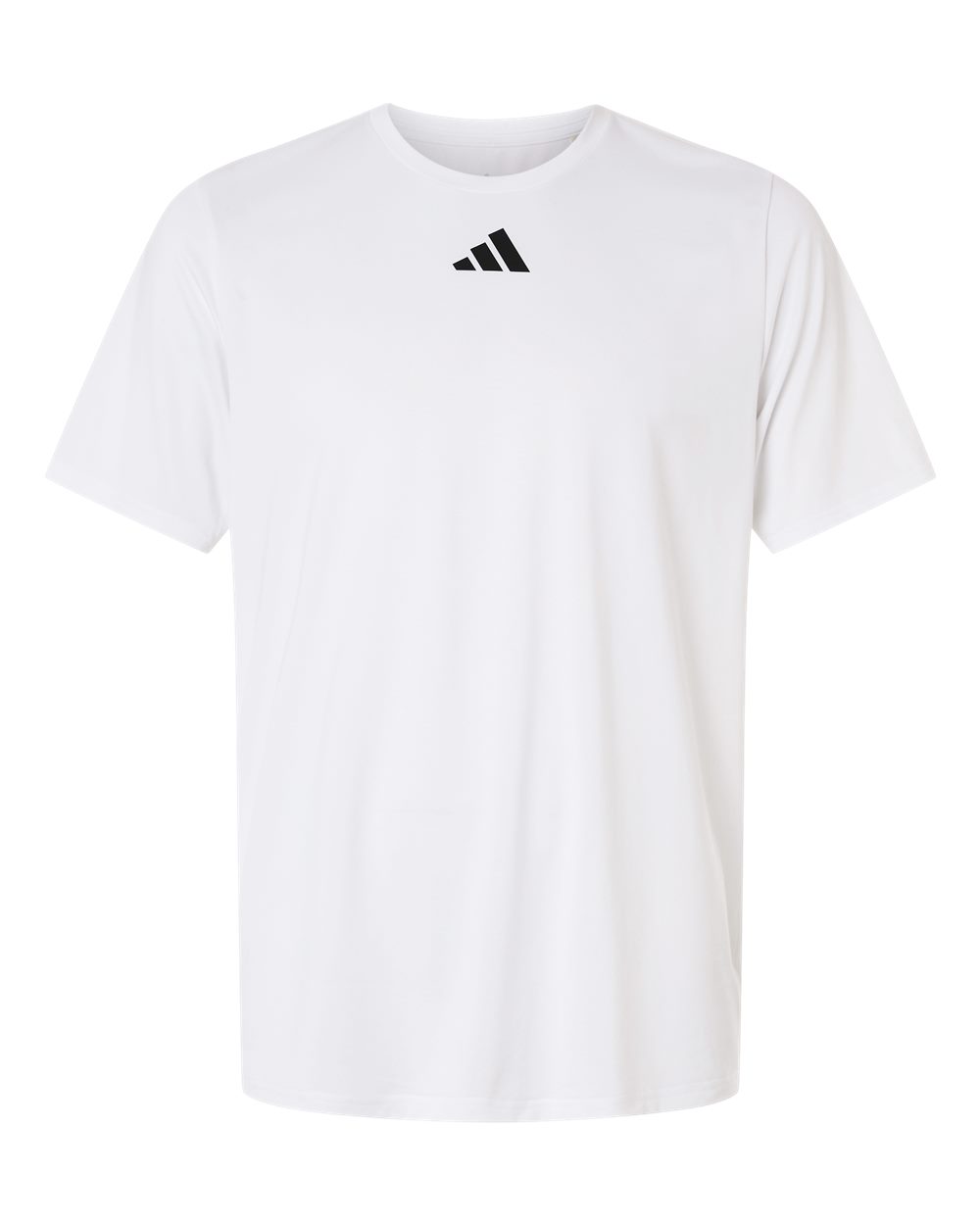 adidas Pregame T-Shirt in White/ Black - custom logo apparel by Buckeye Branding Co.