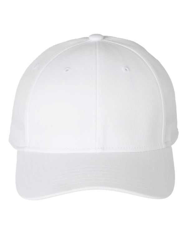 adidas Fundamental Alliance Cap in White/Black - custom logo hat by Buckeye Branding Co.