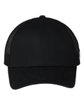 Under Armour Team Mid Trucker Cap in Black/Black/White - custom logo hat by Buckeye Branding Co.
