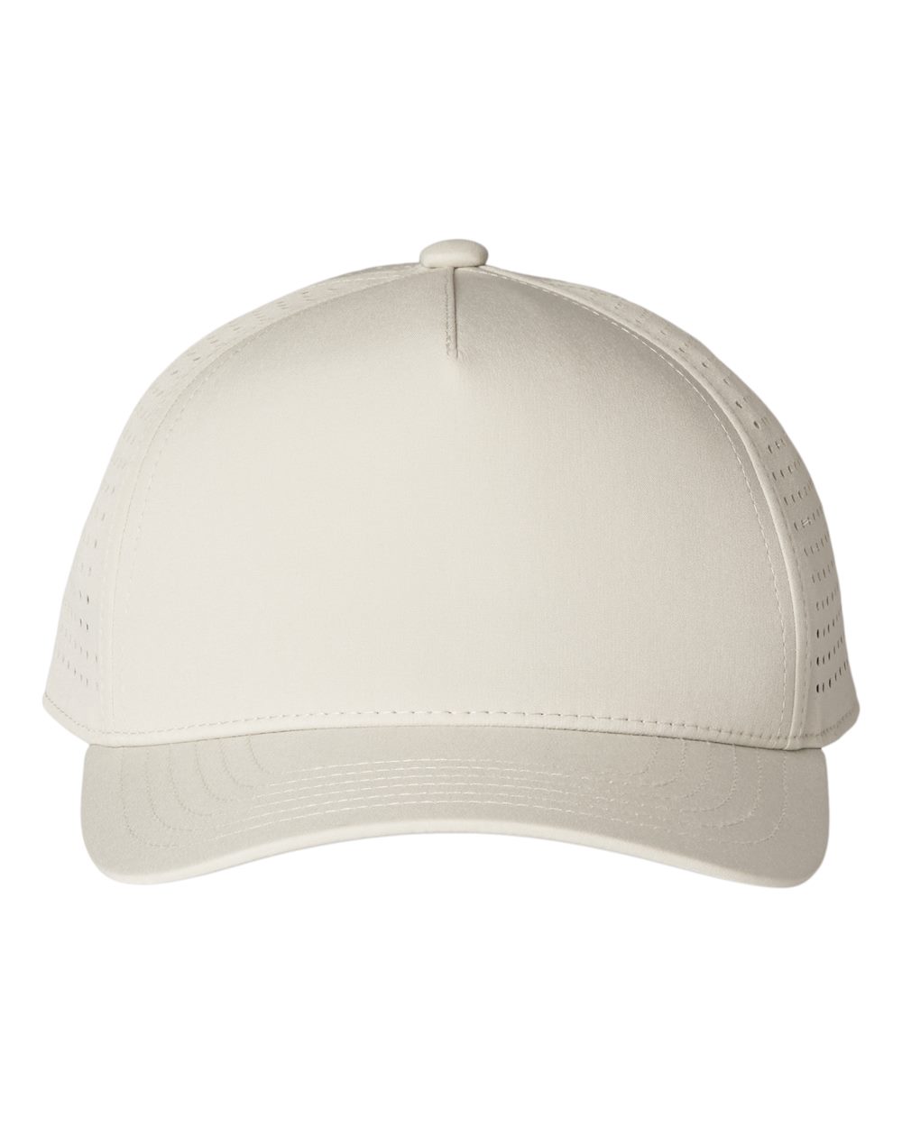Champion Game Day Five-Panel Perforated Cap in Sand - custom logo hat by Buckeye Branding Co.