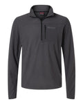 Marmot Men's Air Fleece Quarter-Zip Pullover in Blackened - custom logo apparel by Buckeye Branding Co.