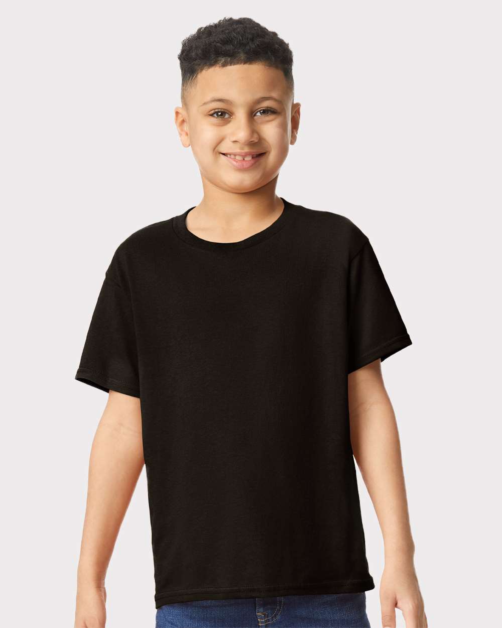 Gildan Youth Heavy Cotton Tee on model