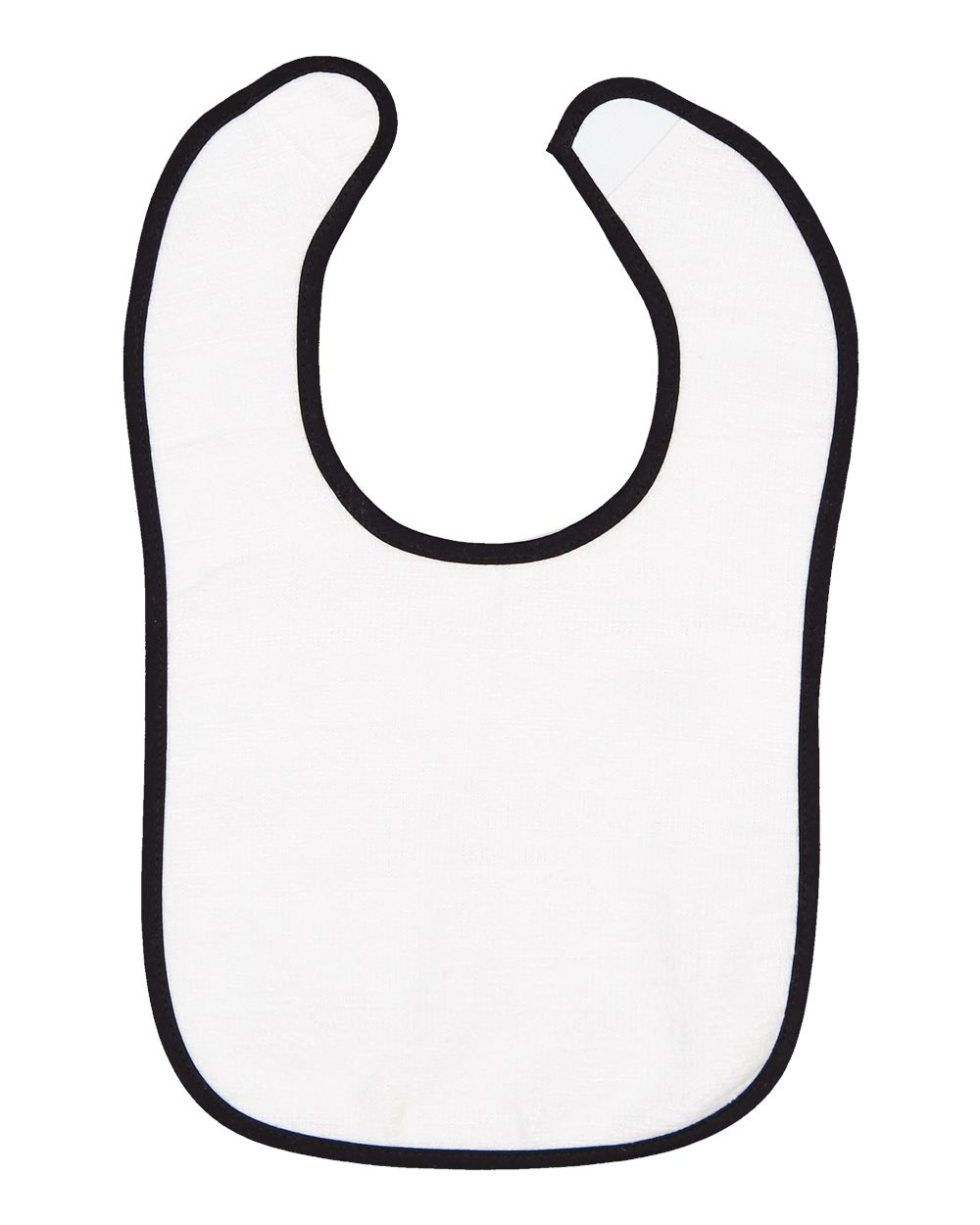 Design Your Own Baby Bib - Terry with Trim in Black