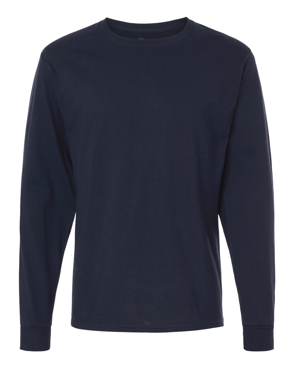 Champion Long Sleeve T-Shirt in Navy - custom logo apparel by Buckeye Branding Co.