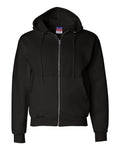 Champion Powerblend Full-Zip Hooded Sweatshirt in Black - custom logo apparel by Buckeye Branding Co.