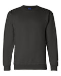 Champion Powerblend Crewneck Sweatshirt in Black - custom logo apparel by Buckeye Branding Co.