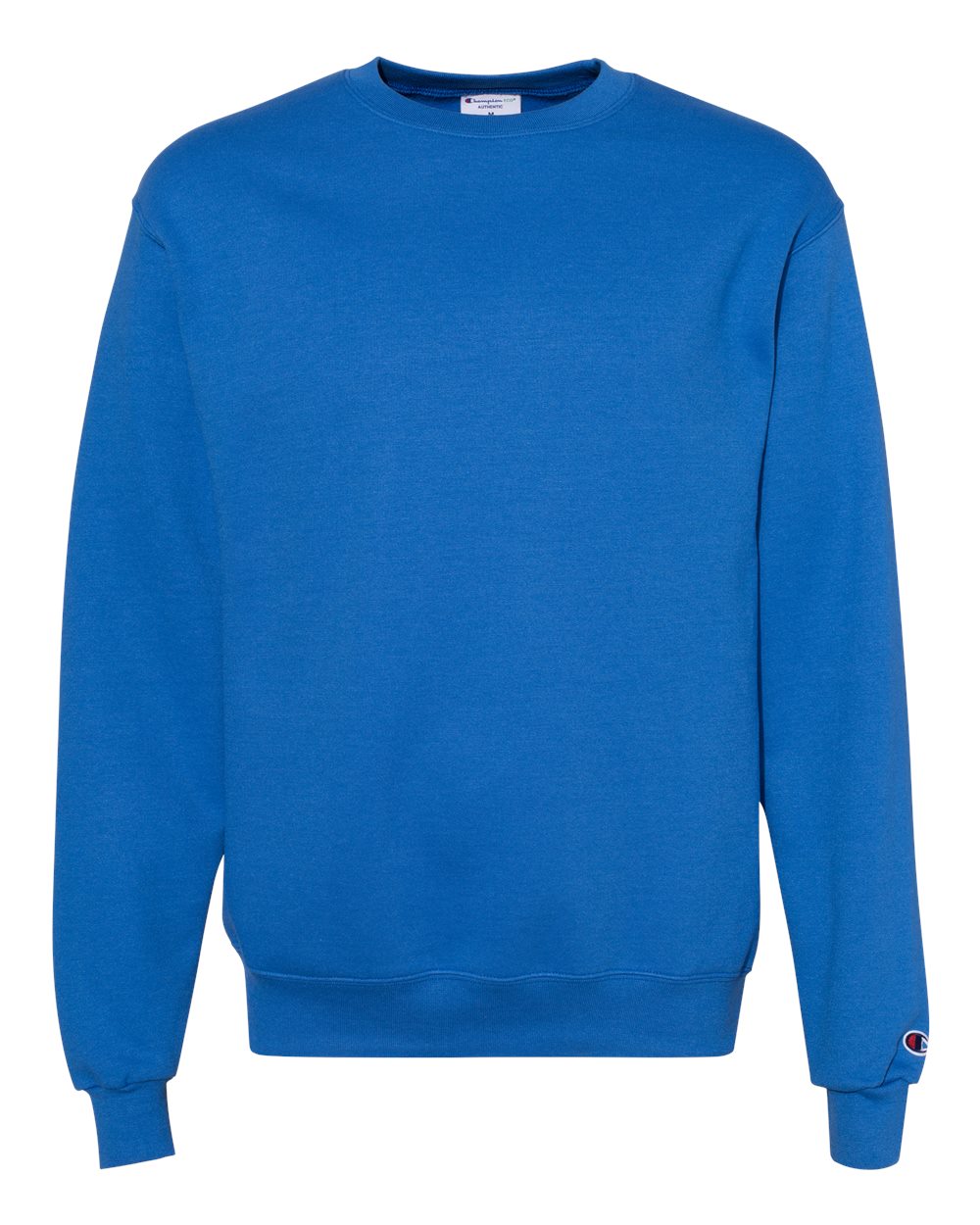 Champion Powerblend Crewneck Sweatshirt in Royal Blue - custom logo apparel by Buckeye Branding Co.