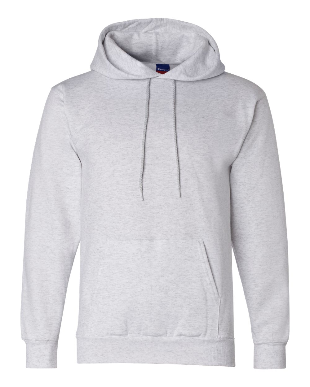 Champion Powerblend Hooded Sweatshirt in Silver Grey - custom logo apparel by Buckeye Branding Co.
