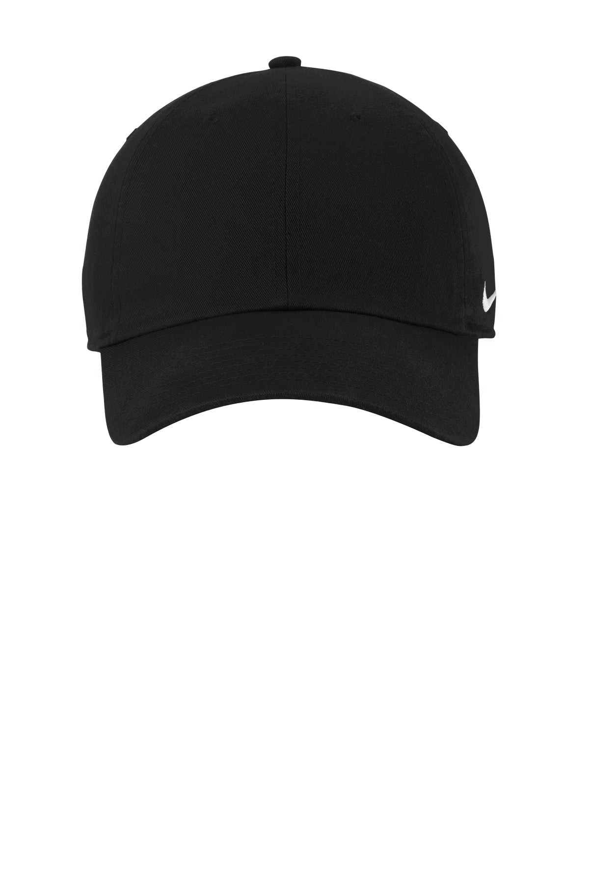 Nike Heritage Cotton Twill Cap in Black - custom logo hat by Buckeye Branding Co.