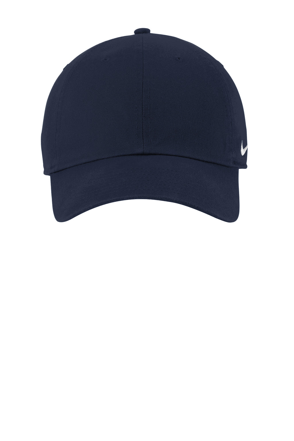 Nike Heritage Cotton Twill Cap in College Navy - custom logo hat by Buckeye Branding Co.